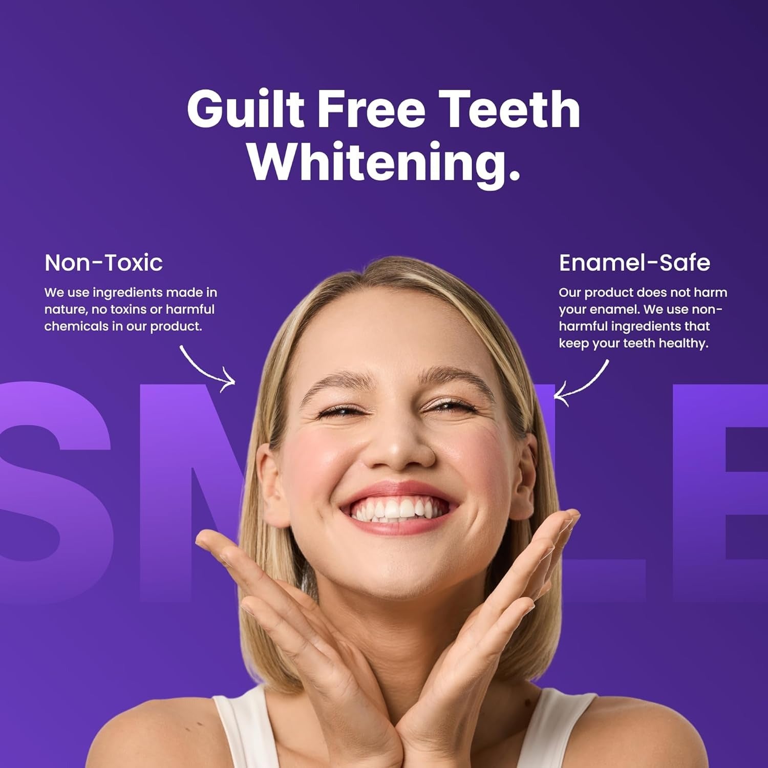 Dr.Smile Purple Teeth Whitening Strips ( 2nd Generation - Advanced Technology )